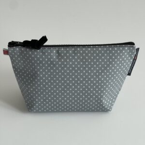 dots small, dusty blue