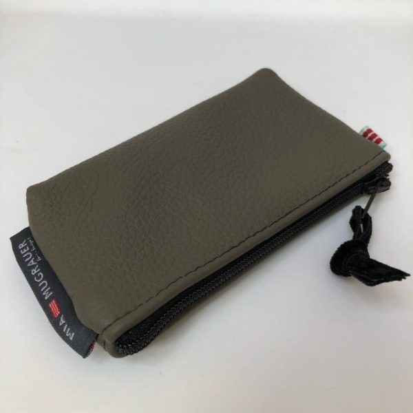 leather, grey